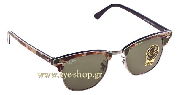 Sunglasses Rayban 3016 Clubmaster 1069 military color