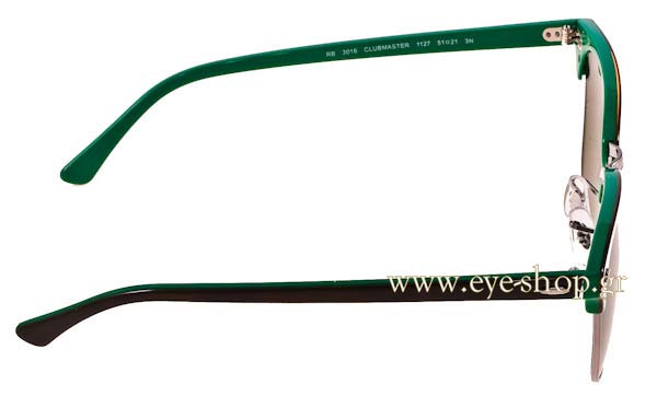 Rayban model 3016 Clubmaster color 1127