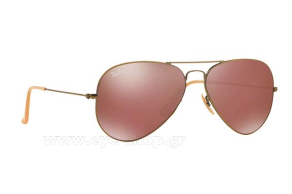 Sunglasses RayBan 3025 Aviator 1672K Red Mirror
