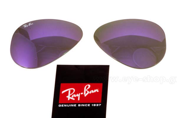 RayBan model 3025 Aviator color 1671M RC054 Replacement lenses