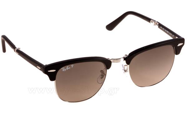 Sunglasses Rayban 2176 Folding Clubmaster 901SM8 Polarized P3 Plus