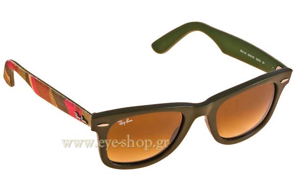 Sunglasses Rayban 2140 Wayfarer 606285 Urban Camouflage military green