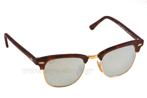 Sunglasses Rayban 3016 Clubmaster 114530 silver mirror
