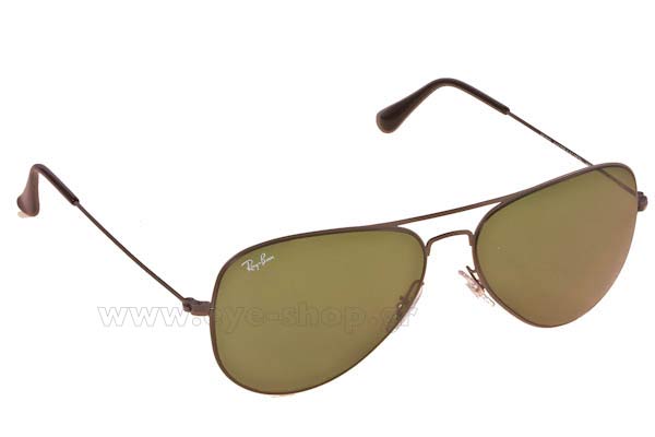 Sunglasses Rayban 3513 Aviator Flat Metal 147/71