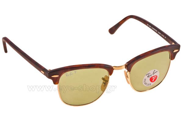 Sunglasses Rayban 3016 Clubmaster 1145O5 polarized