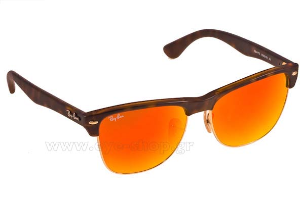 Sunglasses Rayban 4175 Oversized Clubmaster 609269 red mirror krystal