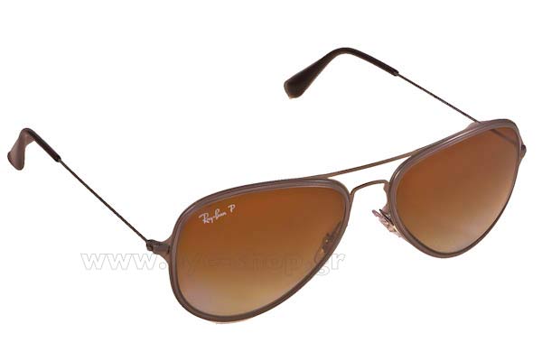 Sunglasses Rayban 3513M Aviator Flat Metal 147/T5 polarized