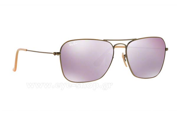 Sunglasses Rayban 3136 Caravan 1674K Lilac Mirror