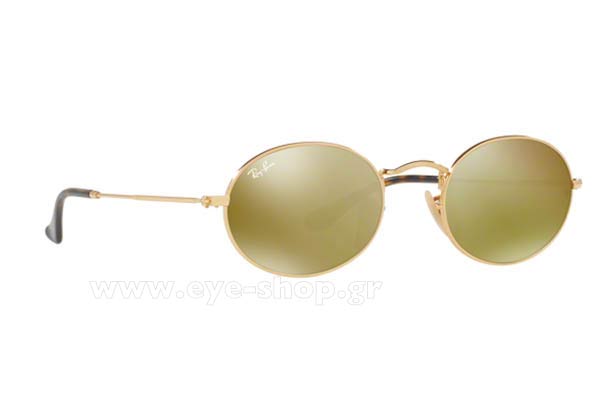 Sunglasses Rayban 3547N Oval Flat 001/93