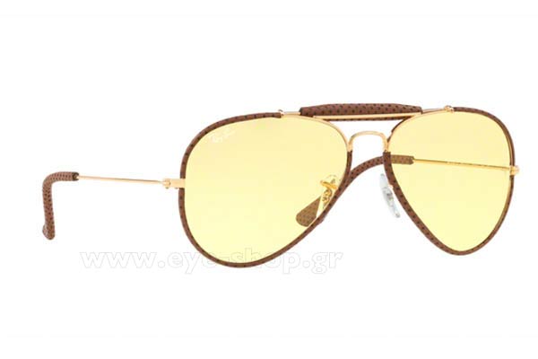 Sunglasses Rayban 3422Q AVIATOR CRAFT 90424A Ambermatic Photochromic Evolve