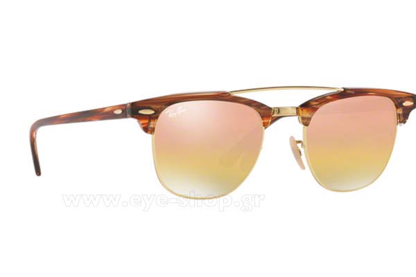 Sunglasses Rayban 3816 Clubmaster DoubleBridge 1237I1