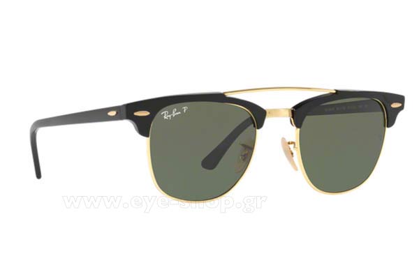 Sunglasses Rayban 3816 Clubmaster DoubleBridge 901/58 polarized
