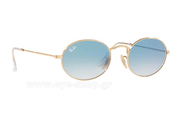 Sunglasses Rayban 3547N Oval Flat 001/3F