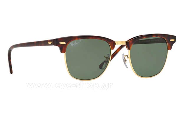 Sunglasses Rayban 3016 Clubmaster 990/58 polarized