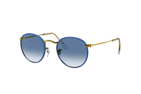Rayban model 3447JM ROUND FULL COLOR color 91963F
