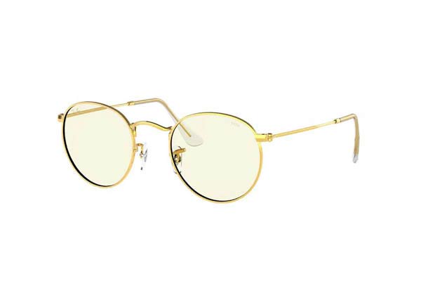 Rayban model 3447 ROUND METAL color 9196BL