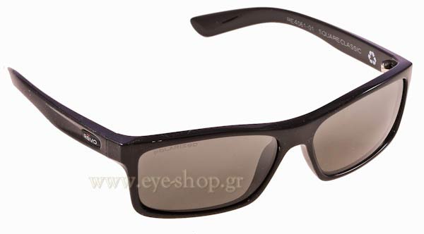 Sunglasses Revo Square Classic 4061 4061 01 Polarized krystal