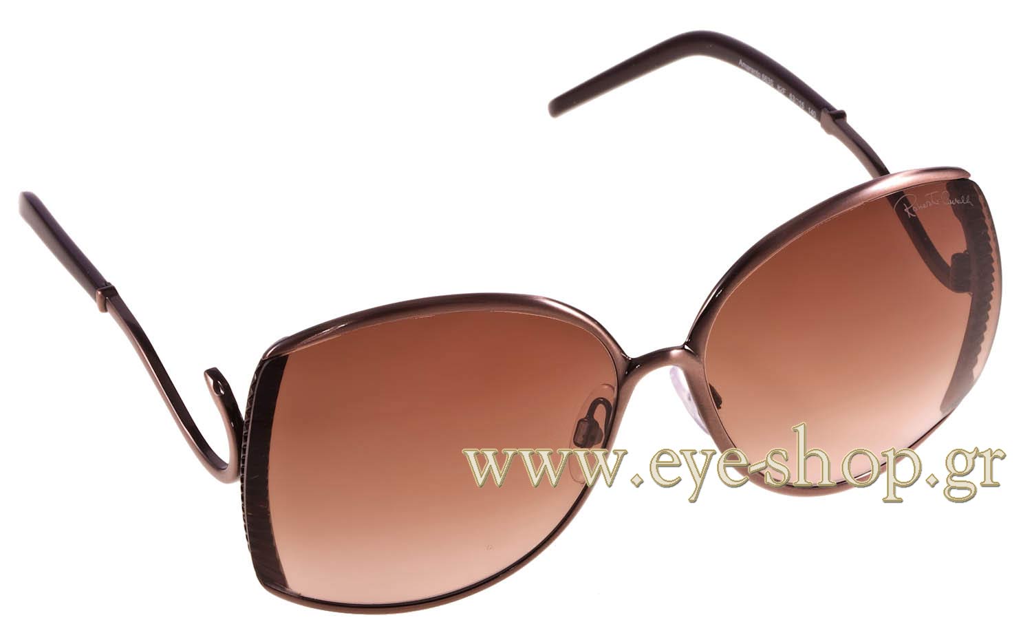 Roberto Cavalli bronze oversized sunglasses Sunglasses Roberto Cavalli Blue in Metal - 31124889 main image 2