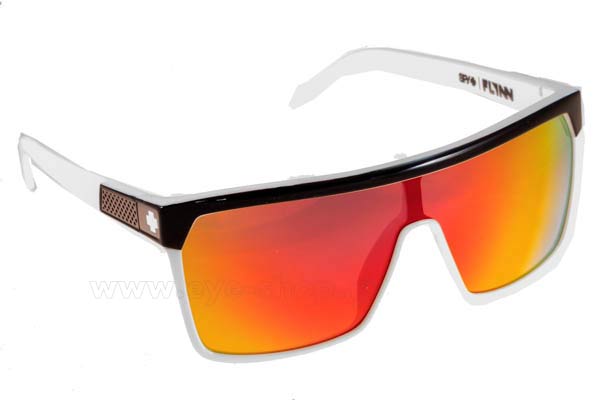 Sunglasses SPY FLYNN BLK/WHT-GYwRED MIR
