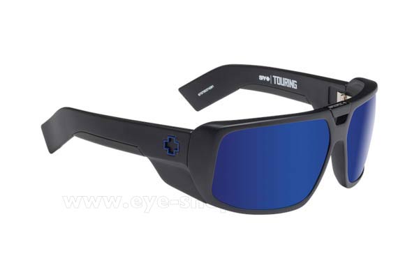 Sunglasses SPY TOURING 670795374281 Matt Black-Happy Bronze W/Blue Spct