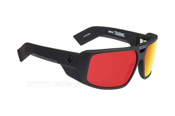 Sunglasses SPY TOURING 670795973365 Happy Gray Green with Red Spectra