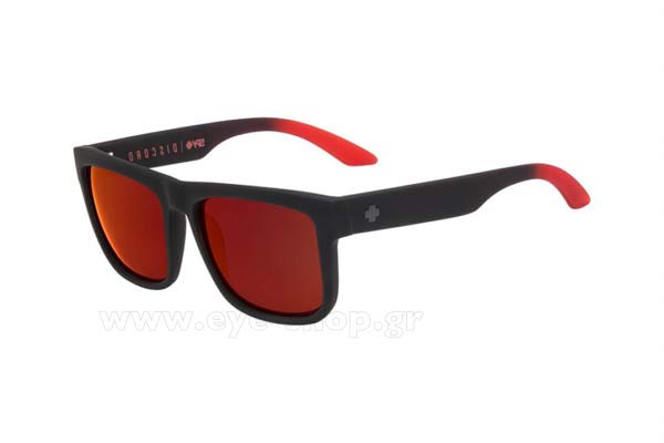 Sunglasses SPY DISCORD 673119803673 SOFT MATTE BLACK RED