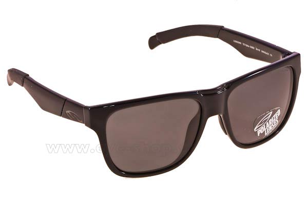Sunglasses Smith LOWDOWN D28EE  SHN BLACK (GREY PZ) Polarized