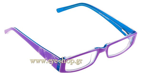 Sunglasses Bliss AK23 C purple clear blue