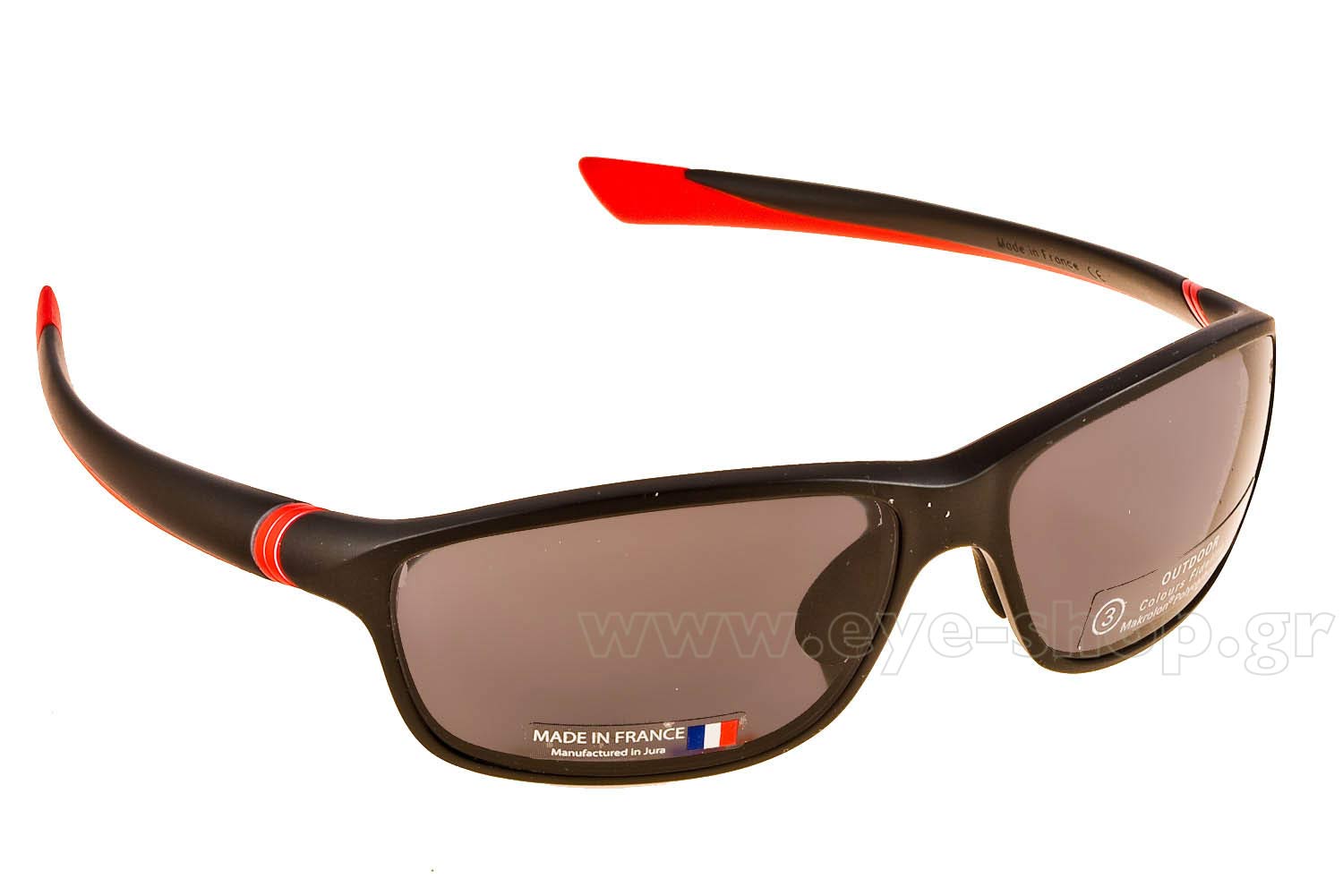 Tag Heuer 27 Degree 6021 102 Matte Black & Red Sports Sunglasses Sonnenbrille