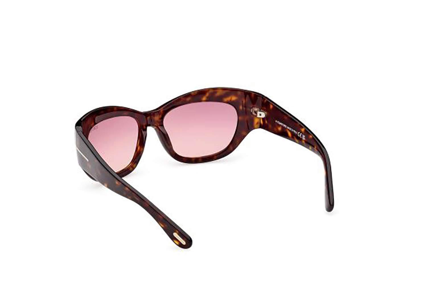 Final Price! Tom Ford Brianna FT1065 52F Sunglasses Tom Ford Sunglasses Brianna FT1065 52T Dark Havana Bordeaux  main image 3