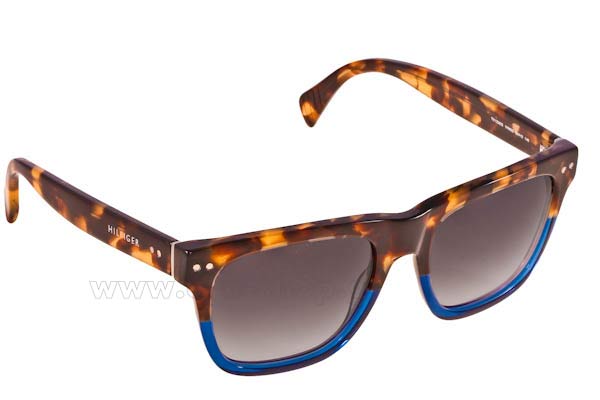Sunglasses Tommy Hilfiger TH 1238S 1HMBD HVNBLUOPL (DK GREY SF)