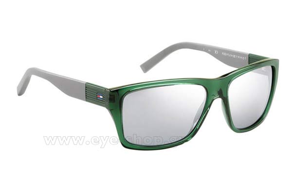 Sunglasses Tommy Hilfiger TH 1193S FO7  (3R)	GREEN GRY (GREY FL SLV)