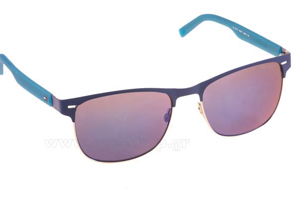 Sunglasses Tommy Hilfiger TH 1401 S R53XT 	MTBL TEAL (BLU SKY SP)