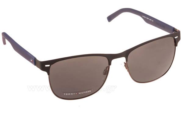 Sunglasses Tommy Hilfiger TH 1401 S R51NR 	MTBK BLUE (BRW GREY)