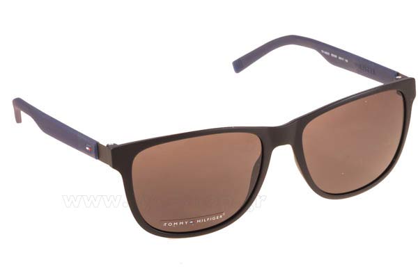 Sunglasses Tommy Hilfiger TH 1403 S R5YNR 	MTBLKBLUE (BRW GREY)