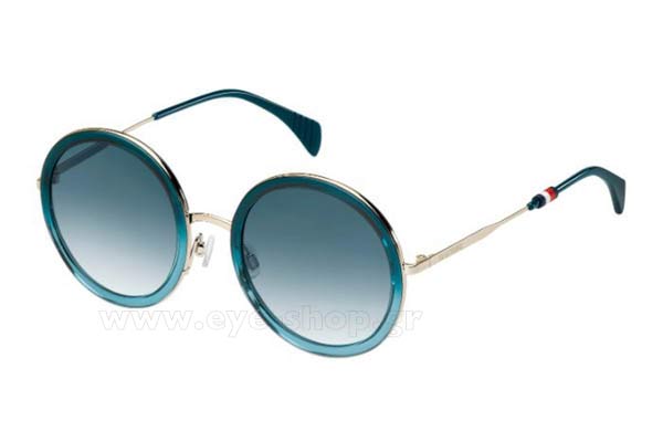 Sunglasses Tommy Hilfiger TH 1474 S WTA 08 BLUESHADE (DK BLUE SF)