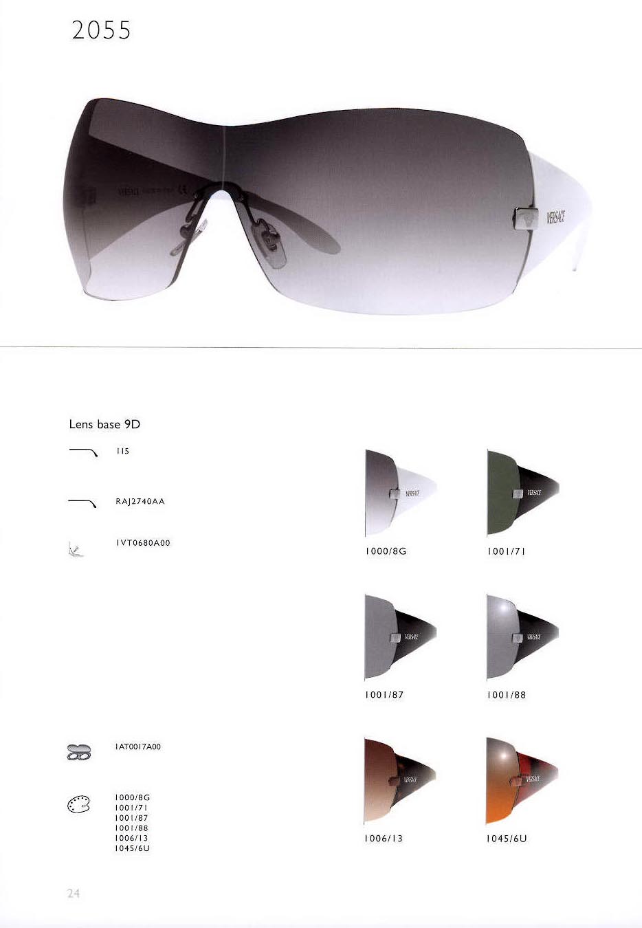 Sunglasses Versace 2055 100613