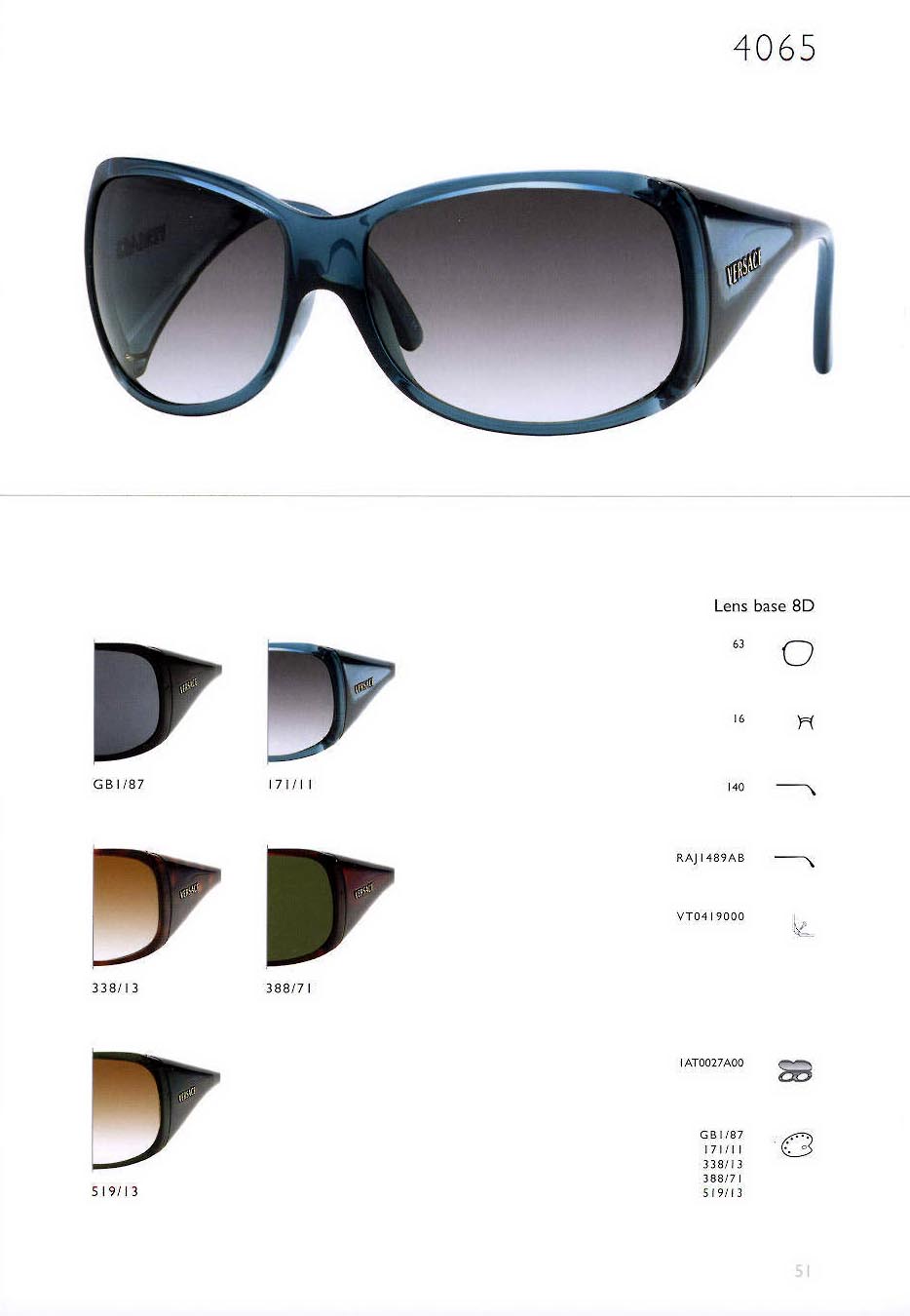 Sunglasses Versace 4065 388/71