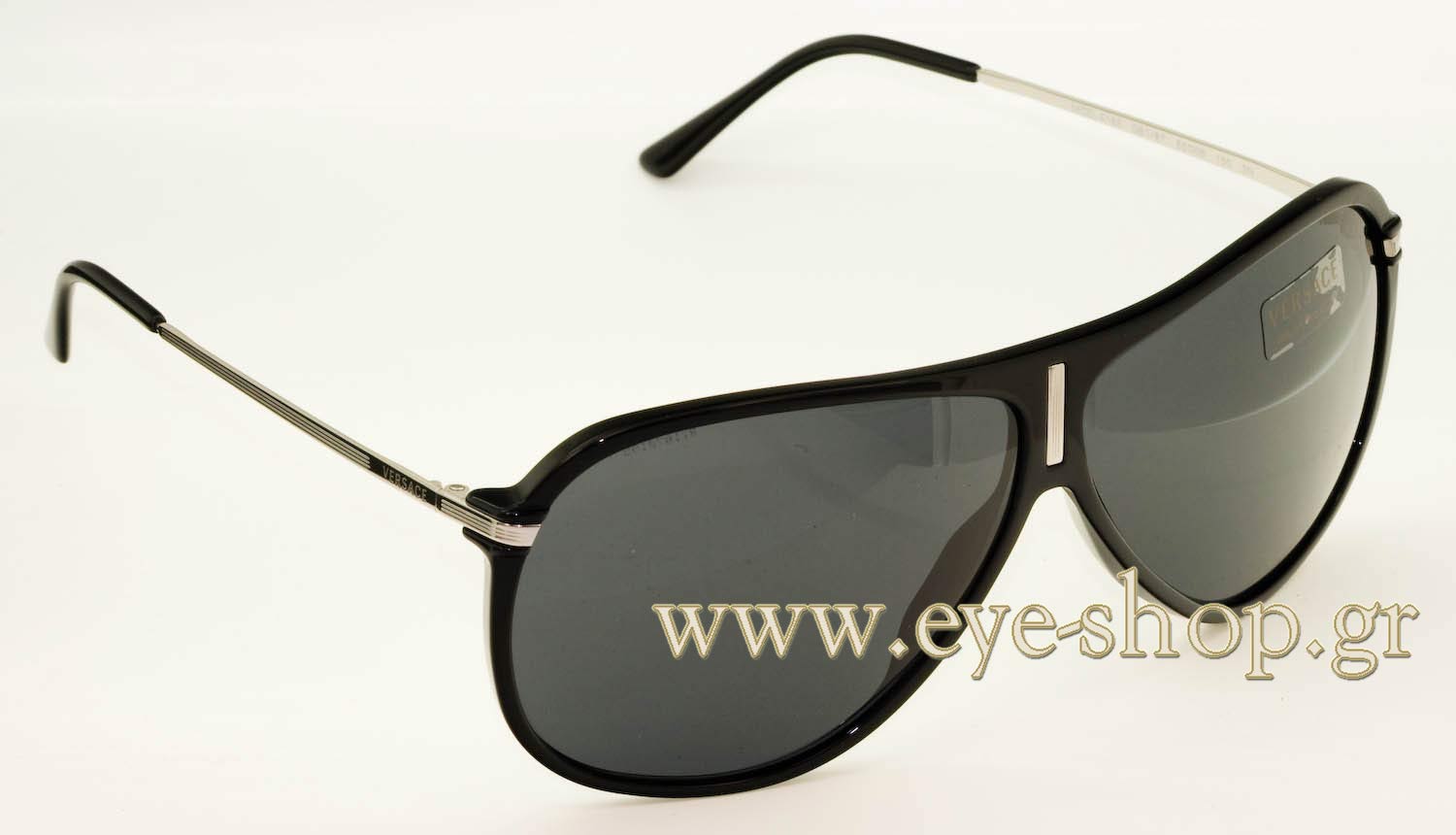 Versace MOD 4165 GB1/87 Aviator Sunglasses Black Designer Shades Versace Black Aviator Sunglasses for Women for sale | eBay main image 4