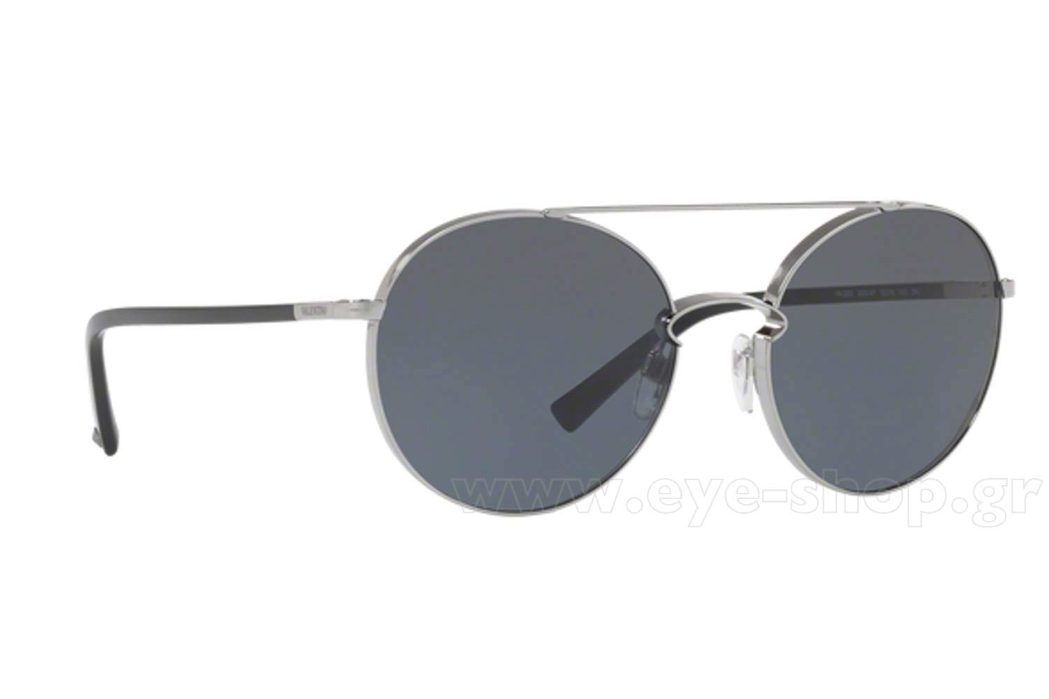 Valentino VA2002 round sunglasses, silver/grey lenses 2002-gem-opticians-1_1200x.jpg  main image 3