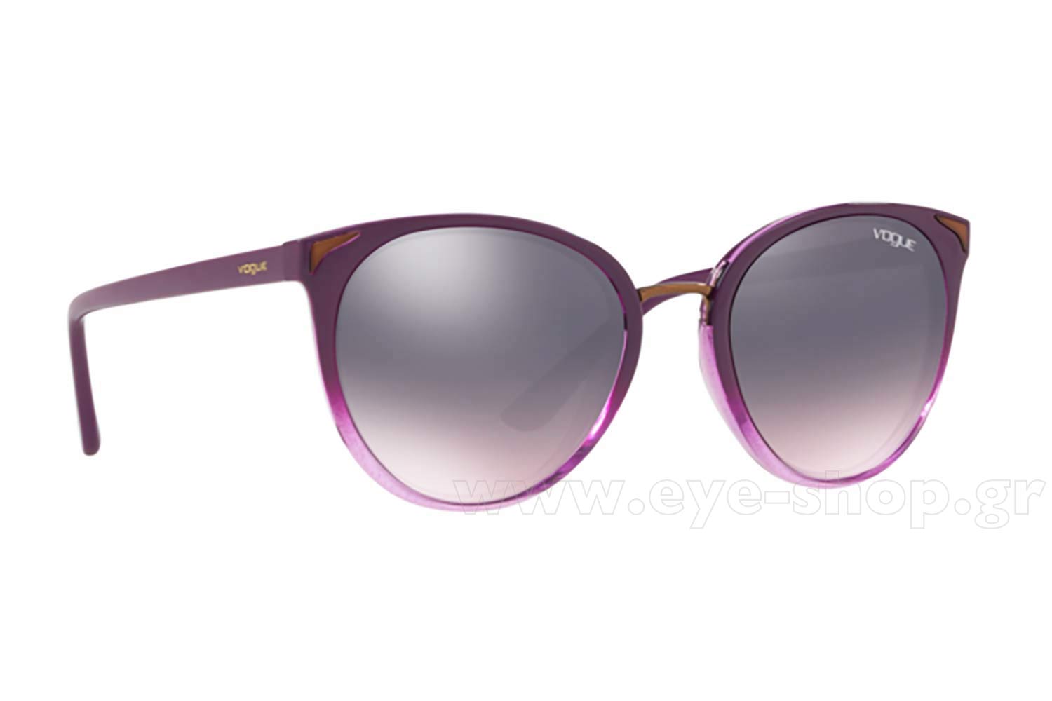 Women’s Sunglasses new vogue purple authentic Vogue Eyewear VO4234S - Browline Violet Frame Sunglasses For  main image 2