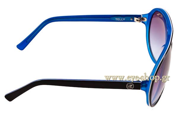 Von Zipper model Telly VZSU05 color 91 9016 Black Blue Grey Blue Gradient