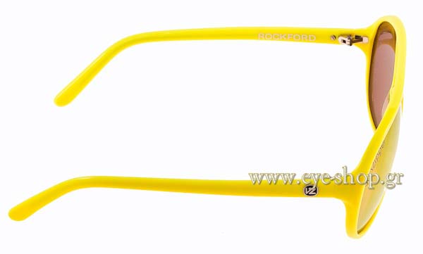 Von Zipper model Rockford VZSU75 color 17 Lime Yellow satin - Quasar Chrome