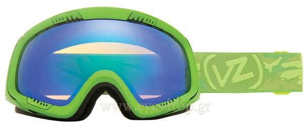 Sunglasses Von Zipper FEENOM Snow 9079 LIME SATIN - QUASAR CHROME