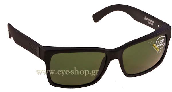 Sunglasses Von Zipper Elmore VZSU79 01 9069 Black Satin Vintage grey