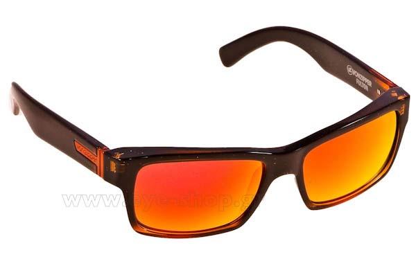Sunglasses Von Zipper Fulton VZSU78 Black Orange Gloss