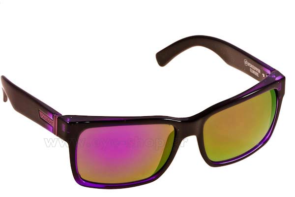 Sunglasses Von Zipper Elmore VZSU79 Black Purple Meteor Gloss