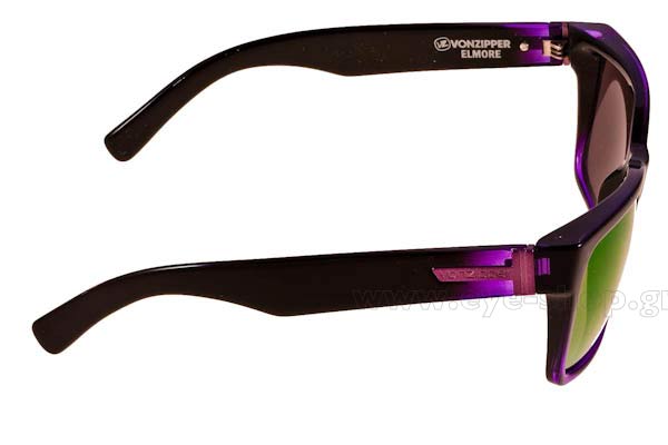 Von Zipper model Elmore VZSU79 color Black Purple Meteor Gloss