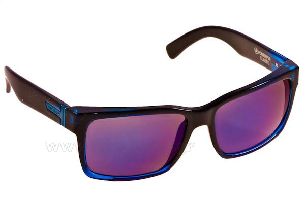 Sunglasses Von Zipper Elmore VZSU79 Black Blue Meteor Gloss