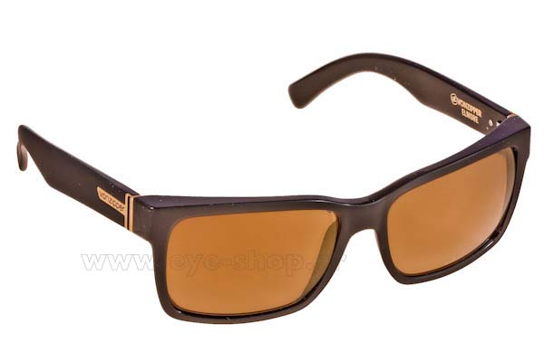Sunglasses Von Zipper Elmore VZSU79 BLACK SATIN GOLD GLO